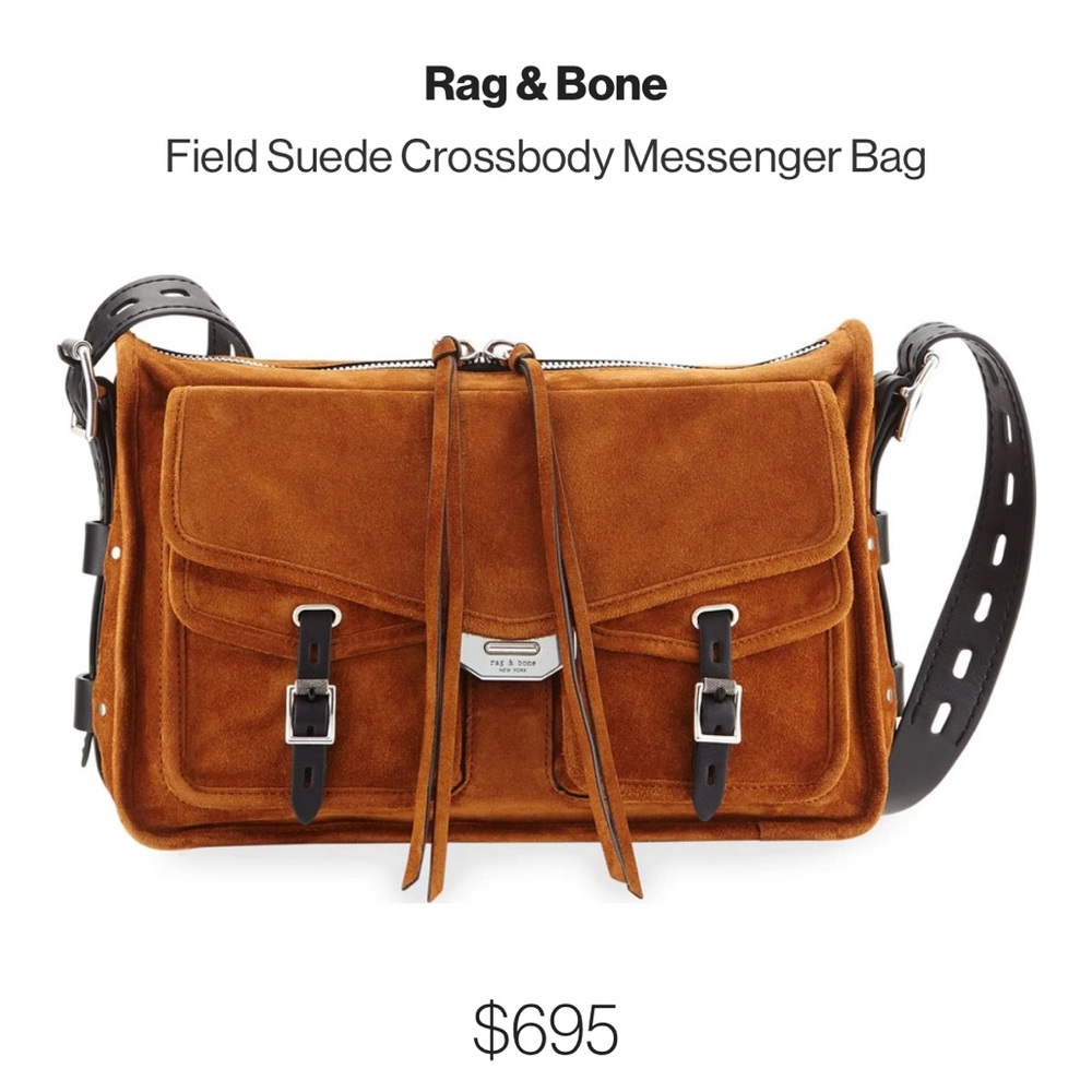 rag & bone Field Suede Messenger Bag
